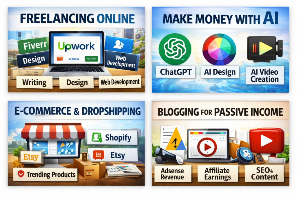 💰 5 Real Ways to Earn Money Online in 2026 (From Anywhere in the World) | readvexa.com readvexa.com