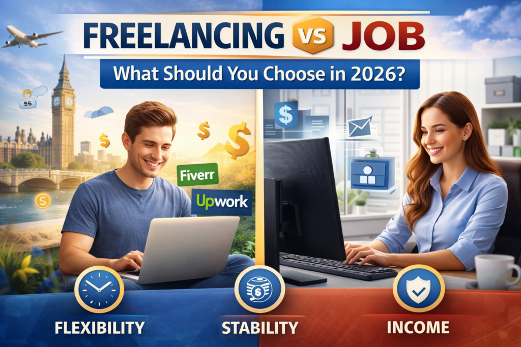 💼 Freelancing vs Job: What Choose the best in 2026? | readvexa.com Freelancing vs job