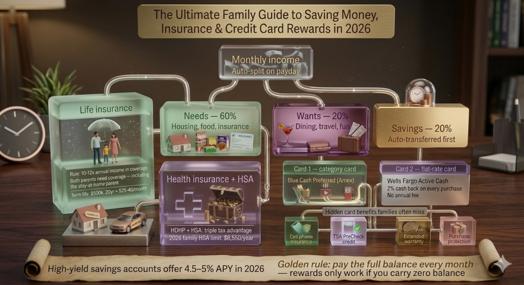 The Ultimate Family Guide to Saving Money, Insurance & Credit Card Rewards in 2026 | readvexa.com readvexa.com