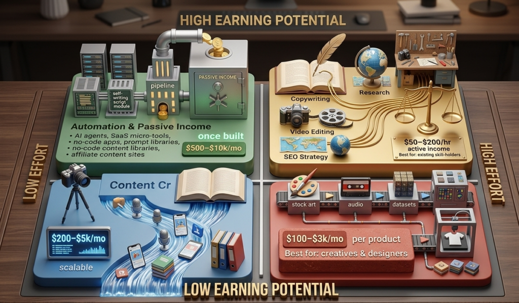The Best Way to Use AI Tools for Online Earning: Strategies, Frameworks, and Practical Applications | readvexa.com image 7 1024x599