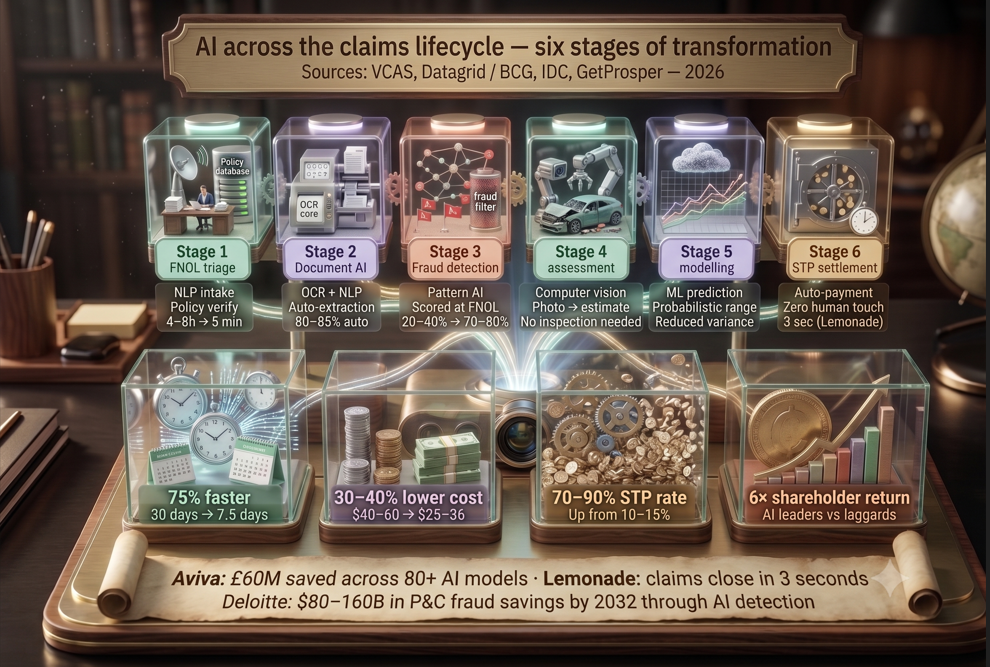 2. AI Across the Claims Lifecycle: Six Stages of Transformation